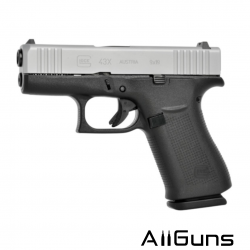 Glock 43X Silver 9x19mm Glock - 1