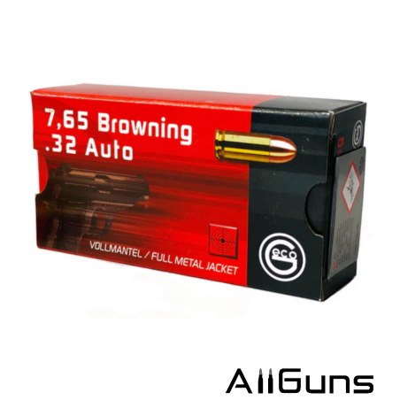 Geco .32 Auto FMJ - 50 Cartouches Geco - 1