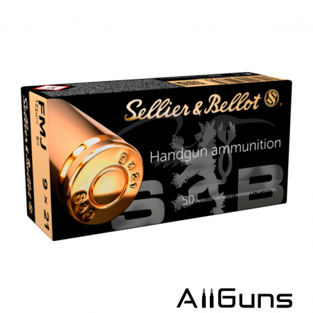 Sellier & Bellot 9x21mm FMJ - 50 Cartouches Sellier & Bellot - 1
