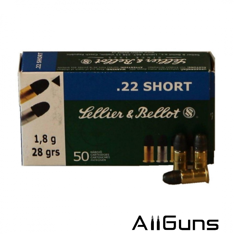 Sellier & Bellot .22 Short LRN - 50 Cartouches Sellier & Bellot - 1