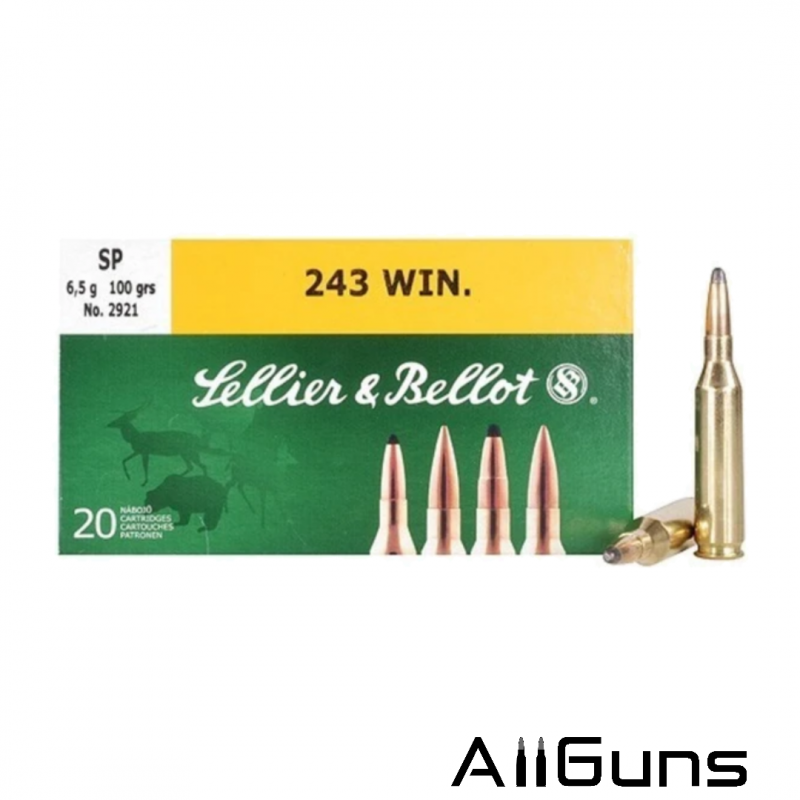 Sellier & Bellot .243 Winchester SP - 20 Cartouches Sellier & Bellot - 1