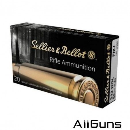 Sellier & Bellot .243 Winchester FMJ - 20 Cartouches Sellier & Bellot - 1