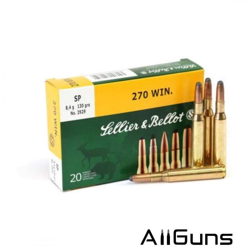 Sellier & Bellot .270 Winchester SP - 20 Cartouches Sellier & Bellot - 1