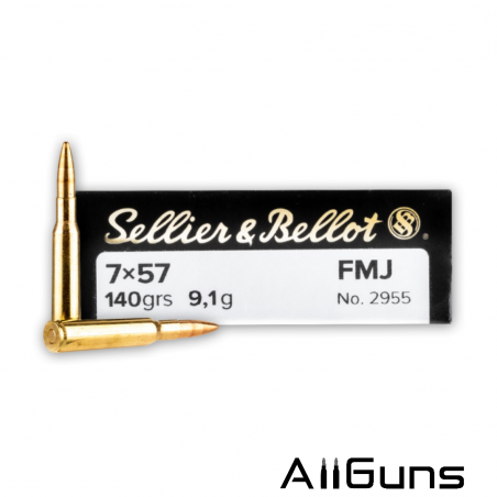 Sellier & Bellot 7x57mm Mauser FMJ - 20 Cartouches Sellier & Bellot - 1