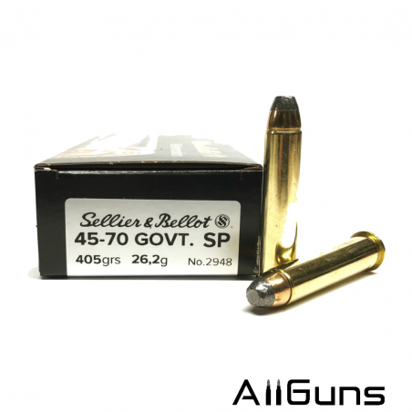 Sellier & Bellot .45-70 Government SP - 20 Cartouches Sellier & Bellot - 1