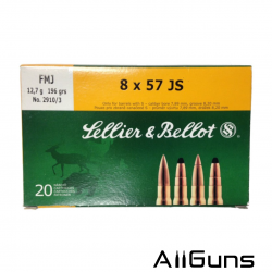 Sellier & Bellot 8x57 JS FMJ - 20 Cartouches Sellier & Bellot - 1