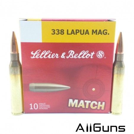 Sellier & Bellot .338 Lapua Magnum HPBT - 10 Cartouches Sellier & Bellot - 1