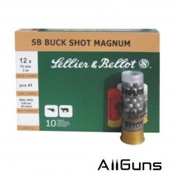 Sellier & Bellot 12/76 Magnum Buck Shot - 10 Cartouches Sellier & Bellot - 1