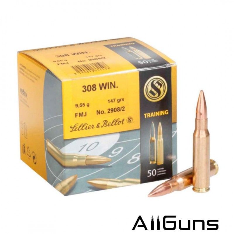 Sellier & Bellot .308 Winchester FMJ - 50 Cartouches Sellier & Bellot - 1