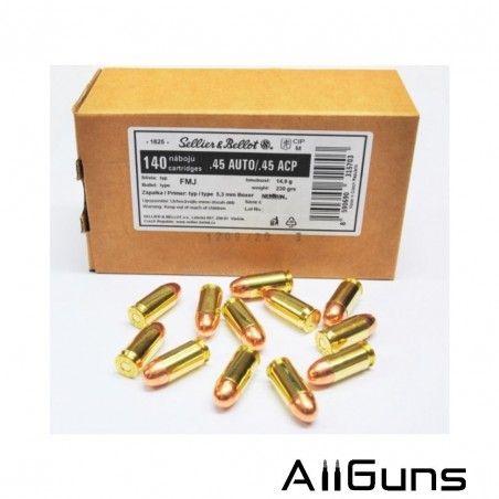 Sellier & Bellot .45 ACP FMJ - 140 Cartouches Sellier & Bellot - 1