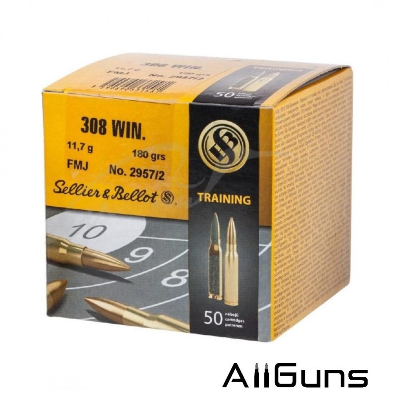 Sellier & Bellot .308 Winchester FMJ - 50 Cartouches Sellier & Bellot - 1