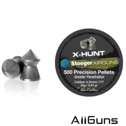 Stoeger X-Hunt Pointue 4.5mm - 500 Pellets Stoeger - 1